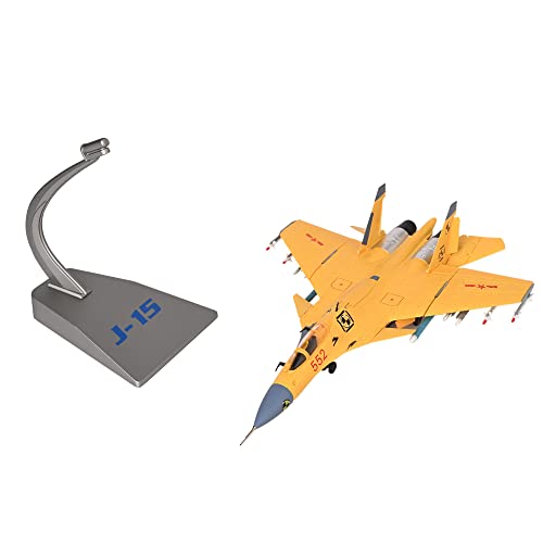 Image of Toys Uncle Diecast Aeroplane Scale Model, (1:72 Fighter Plane Yellow)
