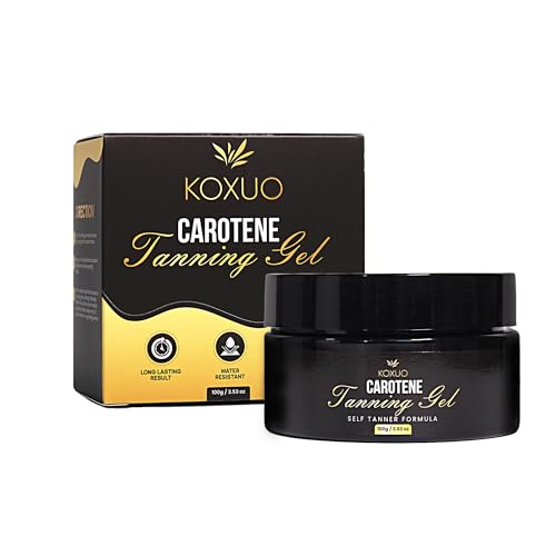 Image of Carotene Tanning Gel - Self Tanner for Indoor Tanning & Outdoor Tanning Gel - Natura Looking Bronze Glow 100g / 3.53 fl oz