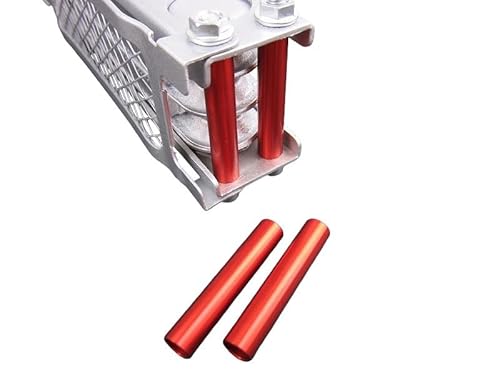 ミニモト プロテクトオイルクーラーサイドポール4段用レッド 【ポスト投函便】