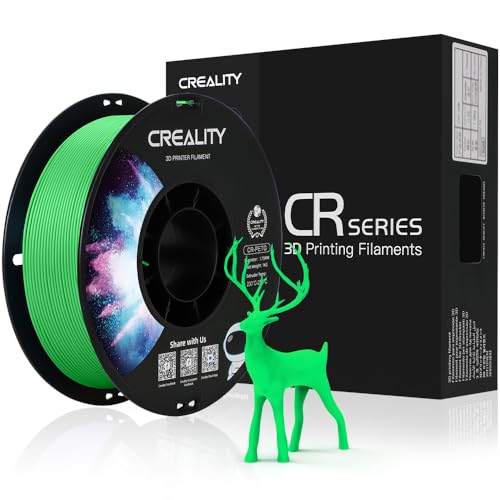Creality Official PETG Filament Green, 3D Printer Filament 1.75mm No-Tangling, Strong Bonding and Overhang Performance D