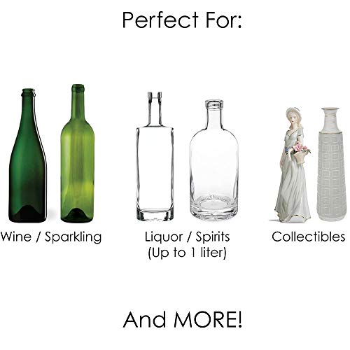 Image of 5-Pack Bottle Check-In Travel Bottle Protector. Reusable Bags Perfect for Packing Wine Liquor or Spirit Bottles in Checked Baggage /Luggage. Double Sleeve Two Ply Design for Superior Protection