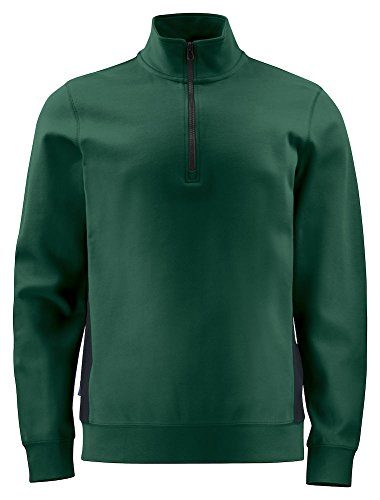 Sweat forest green 642128-66-s en coton confortable pour homme