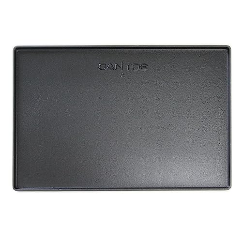 CHEFGASTRO Wende-Grillplatte Gusseisen für Weber Spirit 300, 44,2 x 30,7 cm Plancha Pizzaplatte für Gasgrill