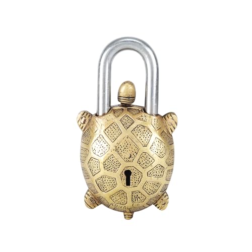 Image of Brass Tortoise Lock - Symbol of Stability & Longevity