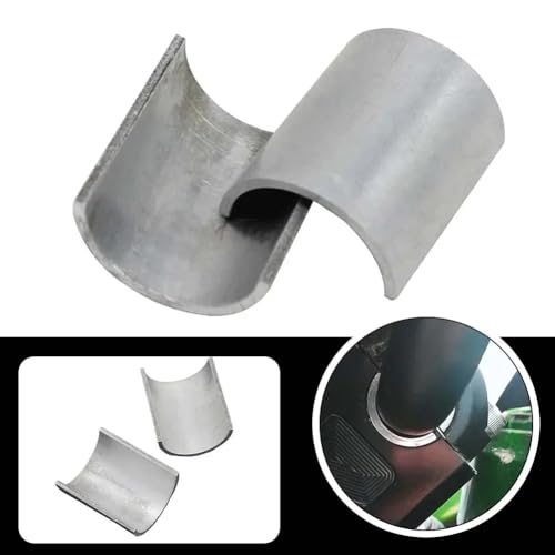 Abrazaderas espaciadoras de dirección de aluminio mecanizado de moto 4