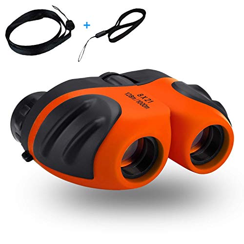 Binoculars for Kids, Shock Proof Kids Binoculars 8x21, Compact Binoculars Perfect for Bird