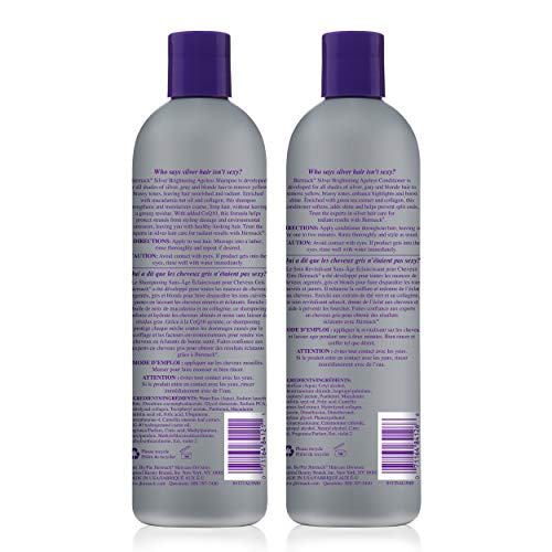 Jhirmack JPARENT Silver Brightening Purple Shampoo And Conditioner Set For All Types Of Silver, Grey, And Blonde Hair thumb #8