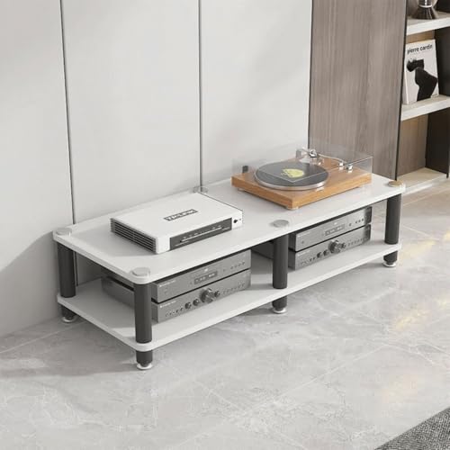 Open HiFi Rack o Video Ma Stand4Tier Teak Solut para cine en casa CD/DVD, impresora, escritorio, altavoz, consola de TV, diseño moderno