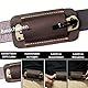 HAFRILY 1 Stück Leder EDC Messerscheide Leder für EDC Messertasche für Gürtel Multifunktionswerkzeug Faltmesser Halterung Schutzhülle