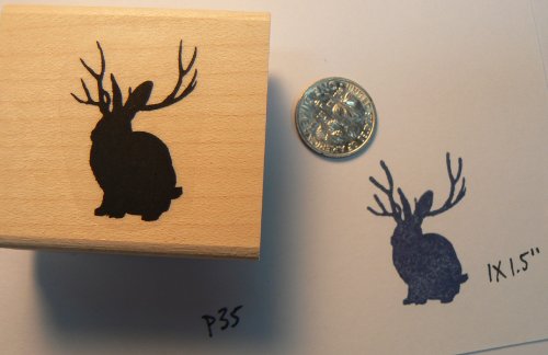 Jackalobe rubber stamp