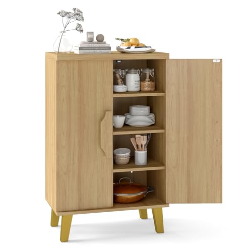 Giantex Sideboard Buffet Cabinet, Kitchen Storage Cabinet with Doors &