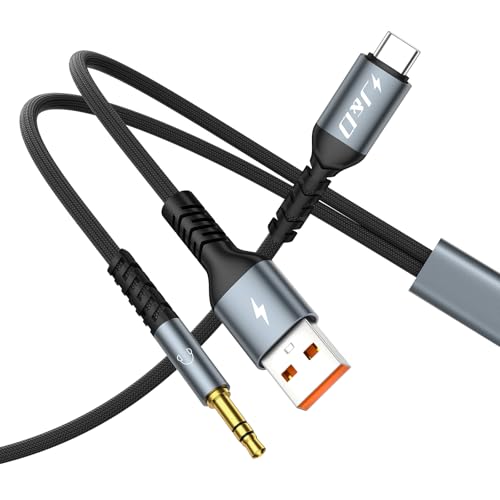 Cable USB C a Jack 3.5 mm para auto, 4 ft miniatura 1