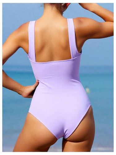 Image of SHENHE Girl's Colorblock Cut Out One Piece Swimsuit Beach Sports Swimwear Bathing Suit