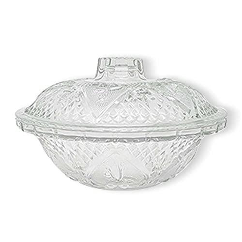 Hauskraft PTCH-028 Potiche Decorativo Heart, Incolor, 18 cm