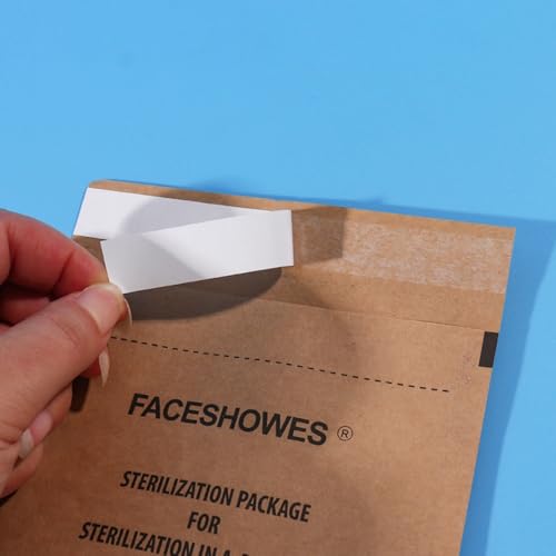 Esshogo 50PCS Sterilisation Beutel, Dental selbstversiegelnde Beutel, Einweg-Sterilisation Tasche, 100 X 200MM