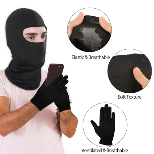 Lifreer Halloween Props Costume Set, Plague Doctor Mask Steampunk Props Bird Mask with Black Gloves - Image 3