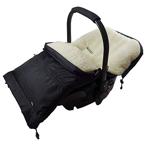 Bergsteiger Fußsack, Kinderwagen Winterfußsack 5-in-1, Gurtschlitze, für Babyschale, Babywanne, Sportwagen, Öko-Tex 100, Bergsteiger Kinderwagen-Zubehör
