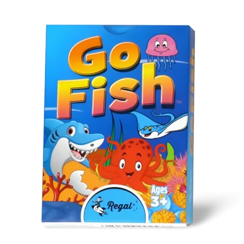 Regal Games - Go Fish, Garbage Monsters, Highway Hunt Card Games Set - Family-Friendly, Fun Card Games - Search & Find, Matching, Counting - Ages 3+ - Includes Game Cards & Instructions - 3 Pack