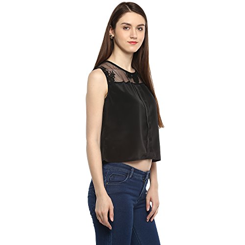 Image of Women's Polyester Net Lace Top