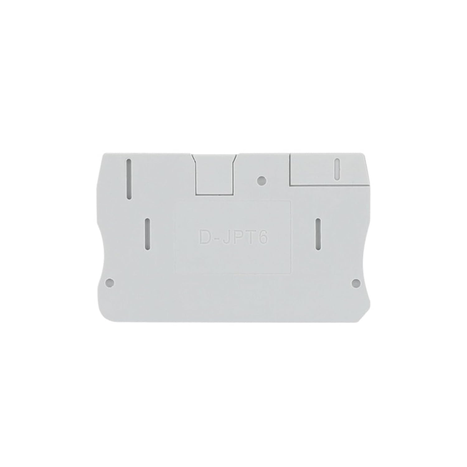 PT6 Push-in Terminal Block Din Rail 6mm² Screwless Spring Feed-Through Connector Wire Electrical Strip PT-6 PT 6(Blank Marker ZB8)