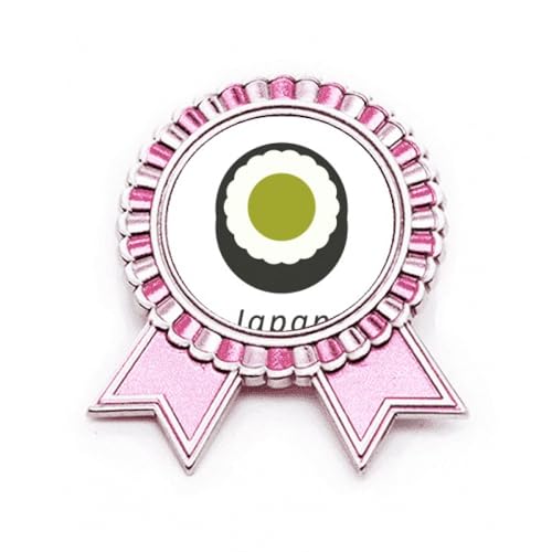 Broche japonaise Maki Sushi en métal n'abîme pas les tissus