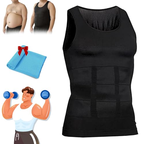 Selure Shaping Tank Men, Selure Shaping Tank 2.0, Shaperluv for Men, High Elastic Body Shaper Compression Tank Top