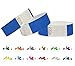 Bracelets d'identification Tyvek 19 mm, 500 pièces, Neon Blue - Bleu, Bracelets événementiels