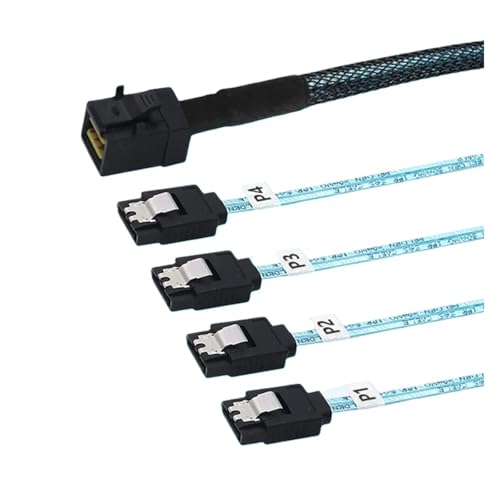 Cable S/AS HD 12G SFF8643 a 4 SATA 1m