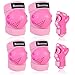 BOSONER Knieschoner Kinder, 6 in 1 Schützer Set Kinder(3-7Jahre) Handgelenkschoner Ellenbogenschoner Verstellbarer inliner Protektorenset für Skateboard, Roller, Skaten, Scooter, BMX