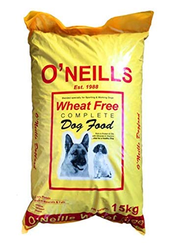 O'Neills Premium Wheat Free Mix for Sporting and Working Dogs. Rich in Protein and Oils for a Healthy Dog. Complete Dry Dog Food 15kg