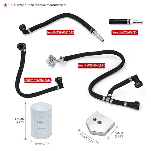 Disaster Prevention Fuel Filter & Pipes Kit