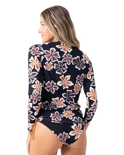 Roxy Women's Standard Long Sleeve Rashguard – UPF 50+ Sun Protection, Surf, Beach Volley, Yoga, Quick-Dry Swim Shirt2