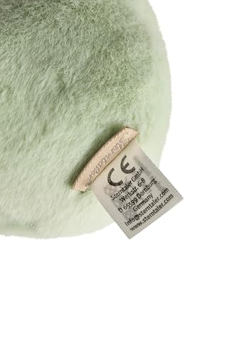 Sterntaler Spielzeug Birne - Stoffspielzeug für Baby und Kinder aus kuscheligem Flausch - Kinder Spielzeug gefüllt mit Polyesterwatte - treuer Begleiter zum Entdecken, Kuscheln & Spielen, pudergrün