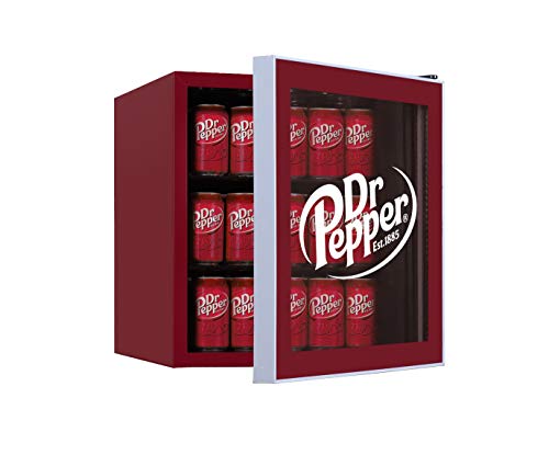 CURTIS MIS169DRP DR. Pepper 50 Can Beverage Cooler, Glass Door, 1.8 cu ft, Maroon - Thumbnail 3