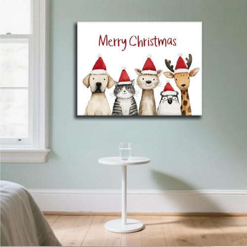 Impression sur toile Noël pour décorer la chambre d'enfant - 5