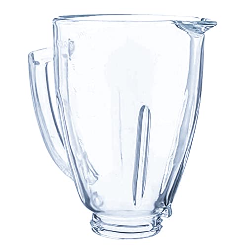 124461-000-000 Round Glass Blender Jar compatible with Oster Blender Models 0041, 66274090, 4094, 4096, 4122, 4123, 4125, 4126, 4127, 4128, 4134, 4242, 4648, 6010, 6208