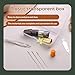 Nitlak 24 Pcs Metal Sewing Thimbles for Hand Sewing, Metal Finger Protectors, Sewing Thimble Ring with Needle Threader, Needles with Storage Container, Plastic Storage Box for Hand DIY Sewing