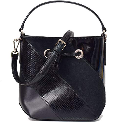 ケイトスペード バッグ katespade パテントレザー スエード パイソン エンボスドレザー スムースレザー エヴァ ミックスド マテリアル スモール バケット バケツ型 巾着 2way 斜めがけ ショルダー ハンドバッグ ブラックマルチ WKR00134 Amazon | [ケイトスペード] バッグ katespade パテントレザー スエード