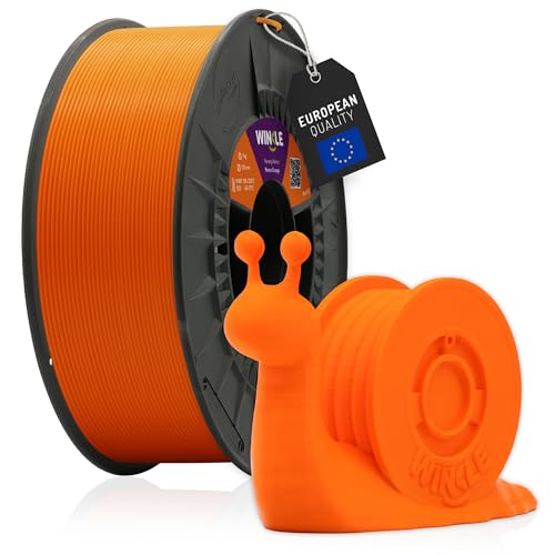 WINKLE PLA HD Filament 1.75mm Nemo Orange, 300g Spule, 3D Drucker Filament Kompatibel mit FDM Druckern, 3D-Druckmaterialien, Maßgenauigkeit +/- 0.05mm, Bioabbaubar Leicht zu Bedrucken WINKLE PLA HD Filament 1.75mm Nemo Orange, 300g Spule, 3D Drucker Filament Kompatibel mit FDM Druckern, 3D-Druckmaterialien, Maßgenauigkeit +/- 0.05mm, Bioabbaubar Leicht zu Bedrucken