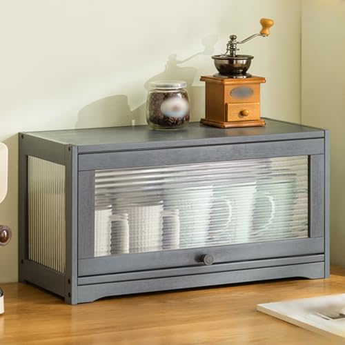 CHAANG 食器棚 スリム ロータイプ ミニ 小さい おしゃれ 食器戸棚 収納 一人暮らし 狭小住宅 キッチン収納 省スペース Bスタイル6