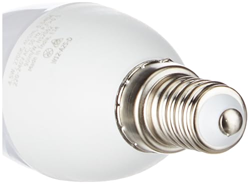 Image of wipro Garnet 5 W E14 Base Frosted Candle LED Bulb | Warm White (2700K) | Pack of 2 | Clear optics for sparkling effect | LED Filament Bulb for Home, office, chandellior, decorative lamp shade