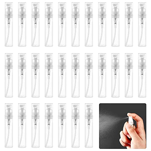 LANSKYLAN 80 PCS Mini Botella Spray Plástico Mini Atomizador de...