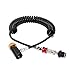 ZCTCL Paintball PCP Adapter Remote Coil High Pressure Air Hose w/Quick Disconnect with Slide Check Accessories (red)