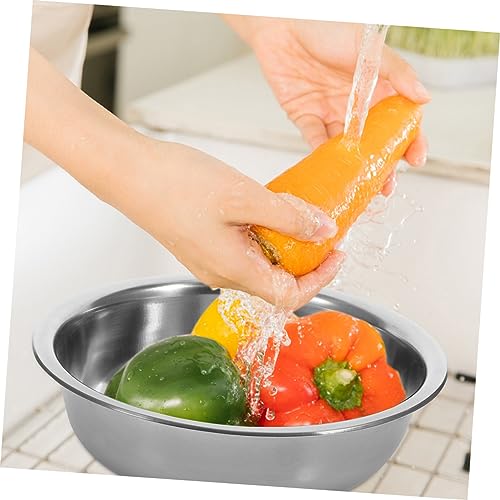 Tazón grande de acero inoxidable multiusos para cocina miniatura 4