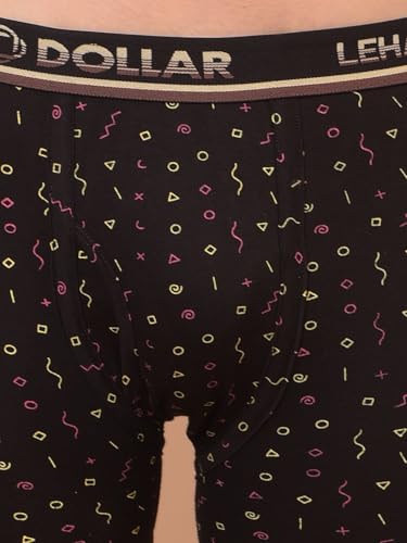 Image of Dollar Lehar Mens Combed Cotton Trunk - Pack of 2 - Actual Print May Vary