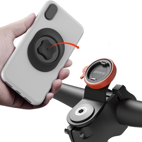 Bike Phone Mount,Mountain Bicycle Handlebar Cell Holder,Fit Round Stem Cap