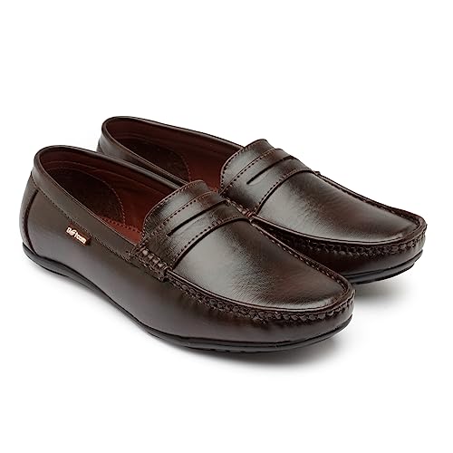 Image of Action-DRIVE-42 Lightweight Comfortable Synthetic Leather Loafers for Men