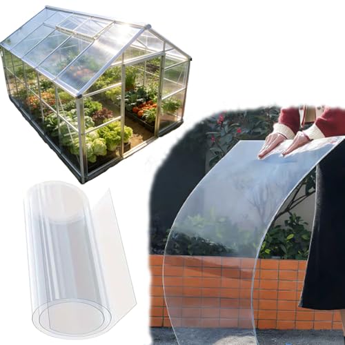 Clear Polycarbonate Greenhouse Panels 1.2mm Thick 2.6ft x 8.2ft