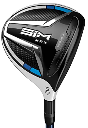 TaylorMade SIM MAX Fairway, #3, 15 Degree Loft, Right Hand, Regular Flex