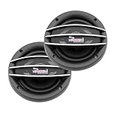 5 CORE 5 Inch Premium Coaxial Car Speakers 2 Way Pair | Black, 500W Max, 4 Ohm, 72mm Magnet (2 Pieces) CS-05-74